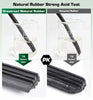 GREATROAD Wiper LHD&RHD Front & Rear Wiper Blades Set For Audi A3 8P 2005 - 2012 Windshield Windscreen Window Brushes