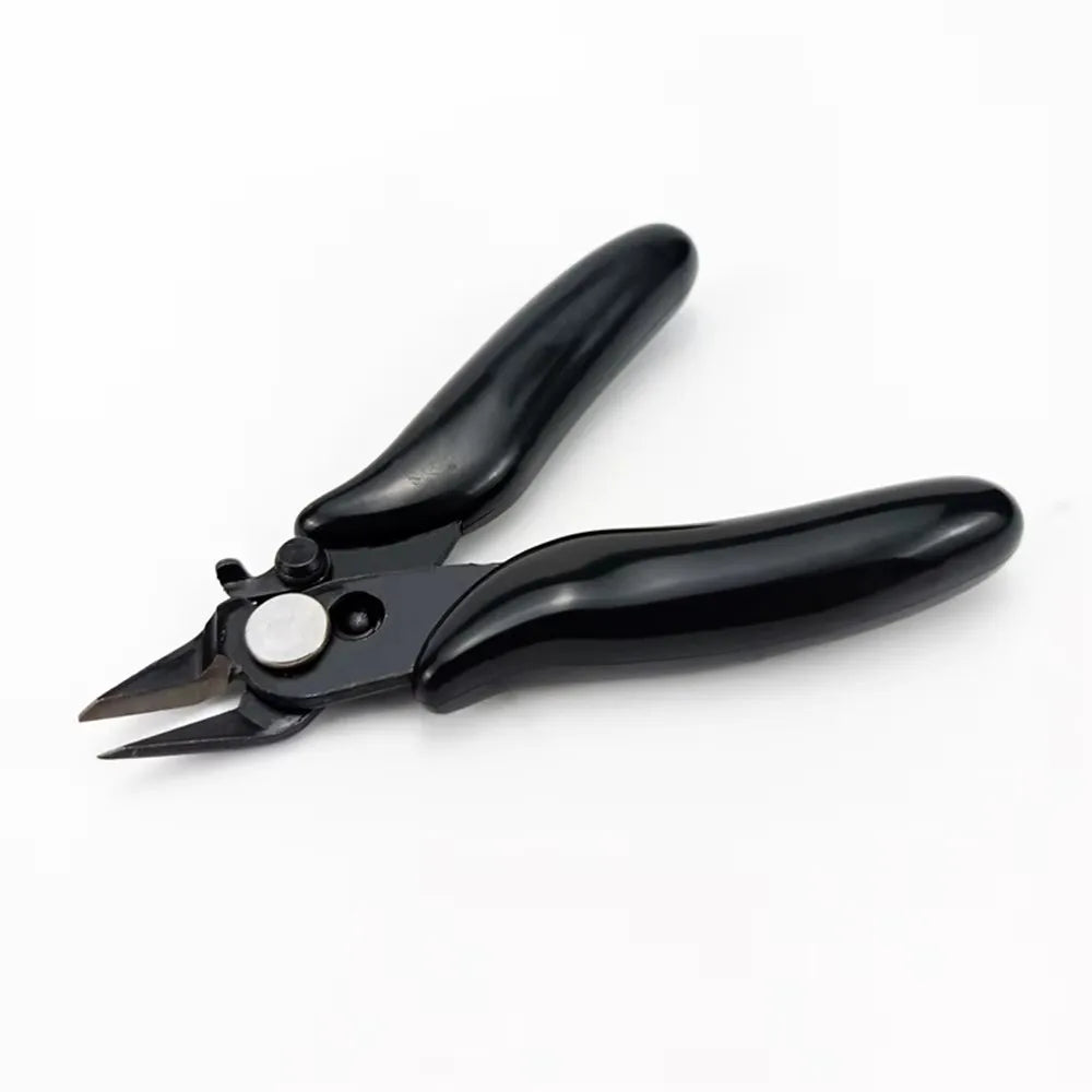 Bomurphy Mini Cutter with Lock, Micro Wire Cutter with Spring, Small Snips,Jewelers Tools Soft Wire Snips Nippers for Electronic