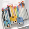 4 Pcs Cute Pet Series Fun Gel Pen 0.5mm Cute Animals Quick-Dry Pen Baby Chicken and Penguin Minimalist Style Black Pen