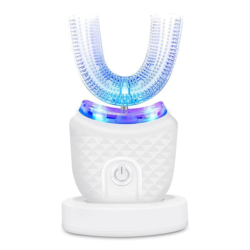 Adult U-shaped Automatic Toothbrush 360° Full Mouth Whitening Wireless Charging Waterproof  Electric Toothbrush