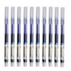 24 Pcs Straight Liquid Ball Pen Quick Drying Test Signature Gel Pen 0.5mm Black Blue Ink School Office Ball Pen