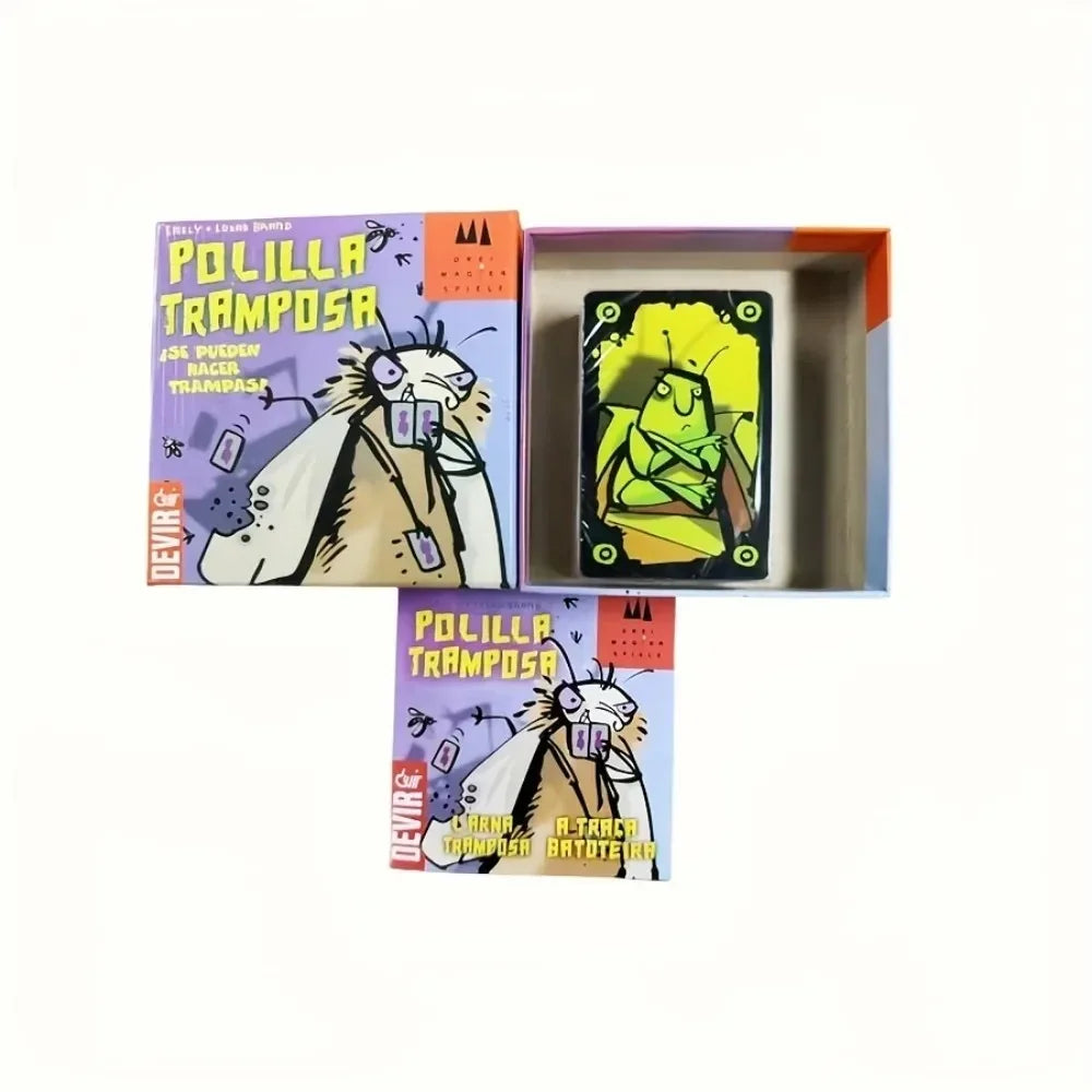 Cheating Moth Spanish Card Game For Adults Children Juegos De Mesa Español Polilla Tramposa Board Games For Family Party Games