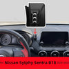 For Nissan Sylphy Sentra B18 2020 2021 2022 Car Phone Holder Special Fixed Bracket Base Wireless Charging Cars Accessories