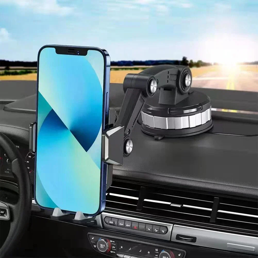 Car Phone Stand Armor 360° Rotatable Dashboard Mobile Unit Support Bracket with Phone Number Plate for IPhone Auto Accessories
