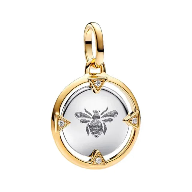 Hot Sale ME Series 925 Sterling Silver Chained Butterfly Turtle  Snake Starry Sky Charm Fit Original Bracelet Dangle Trinket