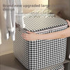 Hot Sale 220L Big Size Clothes Storage Box With Cover Large Laundry Basket Organizer Bag For Baby Foldable