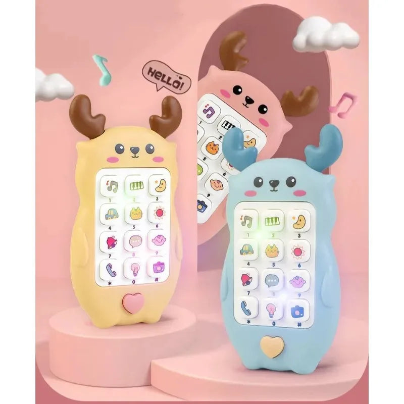 Baby Phone Toys Bilingual Telephone#Teether Music*Voice Toy_Early Educational Learning.Machine&Electronic*Children Gift Baby Toy