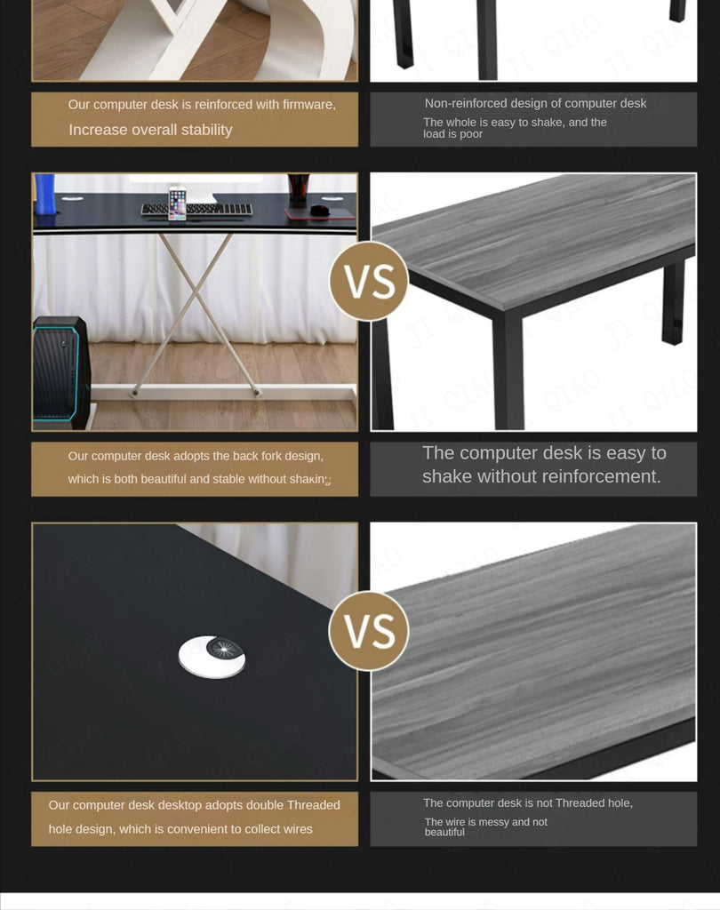 Office Work Desk desktop Computer Gamer Desk Bedroom Room Desks Simple Modern Bedroom Students Learn to Write and Store Desk