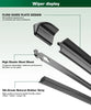 GREATROAD Wiper LHD&RHD Front & Rear Wiper Blades Set For Audi A3 8P 2005 - 2012 Windshield Windscreen Window Brushes