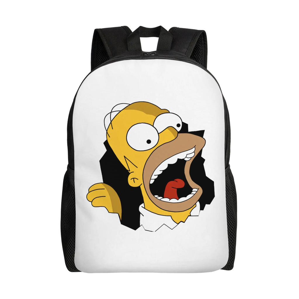 Cartoon The S-Simpsons  Women Backpack Mochila Fashion Children School Bag Laptop Rucksack Kids Large Capacity Travel Rucksack