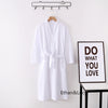 100% Cotton Waffle Robes for Women Summer Thin (nine Sleeves + Short Sleeves) Bathrobe Nightgown Home Service Hotel Bathrobe