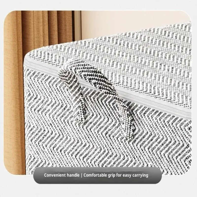 Hot Sale 220L Big Size Clothes Storage Box With Cover Large Laundry Basket Organizer Bag For Baby Foldable