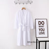 100% Cotton Waffle Robes for Women Summer Thin (nine Sleeves + Short Sleeves) Bathrobe Nightgown Home Service Hotel Bathrobe