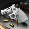 2024 New Arrivals ZP5 357 Revolver Mechanical Continuous Firing Toy Gun Automatic Pistol Soft Dart Bullet CS Outdoor Weapon