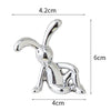 Rabbit Crafts Simple Classical Style Home Desk Decoration Interior Center Console Decor DIY Art Figurines Ornaments
