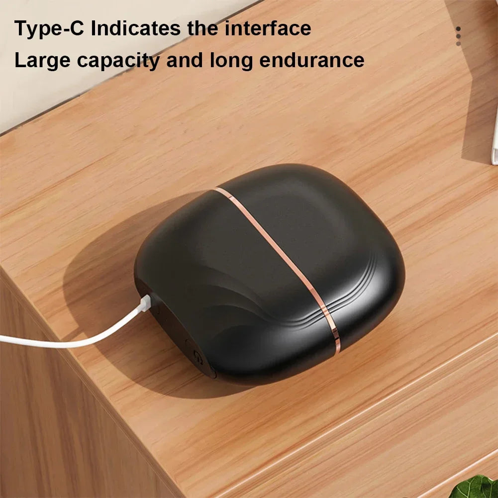 Portable Hair Straightener Brush Rechargeable Mini Smoothing Brush for Styling for Home Travel Gift Heated Electric Hair Brushes