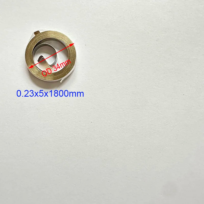 0.1--0.3mm Thickness Stainless Steel Flat Wire Coil Spring Constant Force Springs Electronic return spring