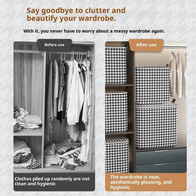 Hot Sale 220L Big Size Clothes Storage Box With Cover Large Laundry Basket Organizer Bag For Baby Foldable