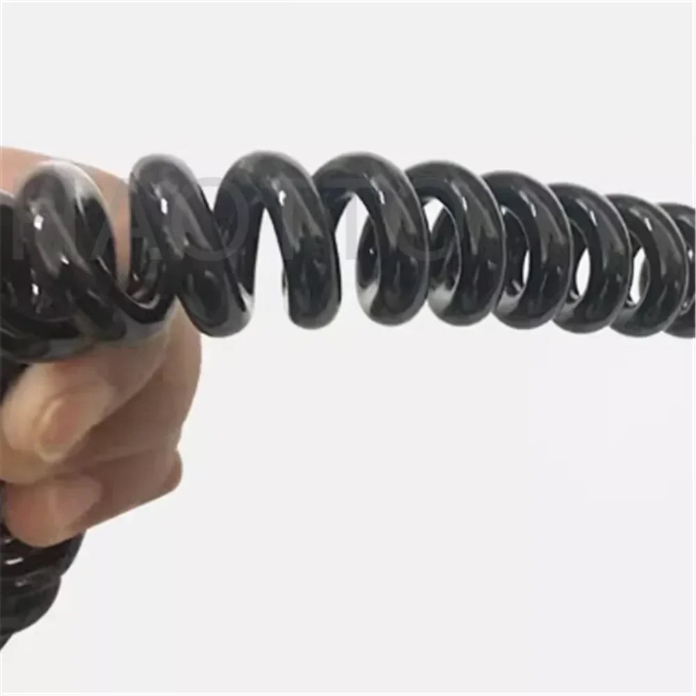 6/7/12/14/15/16/18/19/21/26 Cores Spiral Cable for CNC Electronic Handwheel Spring Wire Cable Manual Pulse Generator 3-4m