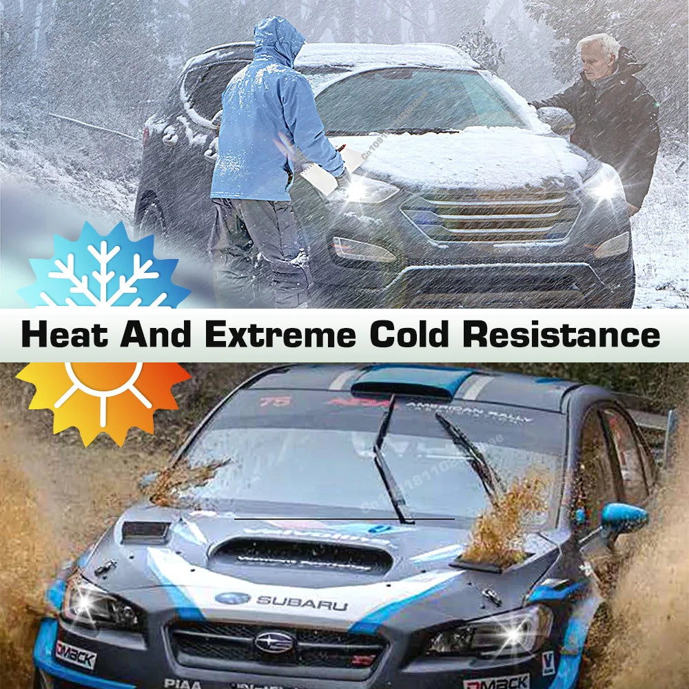 GREATROAD Wiper LHD&RHD Front & Rear Wiper Blades Set For Audi A3 8P 2005 - 2012 Windshield Windscreen Window Brushes