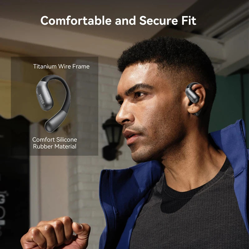 [AI Translator Earphone]MINISO X28 Wireless Headphones Bluetooth 5.4 HiFi IPX5 Waterproof Sports Bass Powerful 16H Battery Life