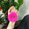 Blush Cat Ball Original Design Cartoon Handmade Plush Pendant Cat Keychain Girly Gift for Girls