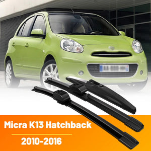 or Nissan Micra March K13 2010-2016 2011 2012 Wiper Front & Rear Wiper Blades Windshield Windscreen Window Brushes 21