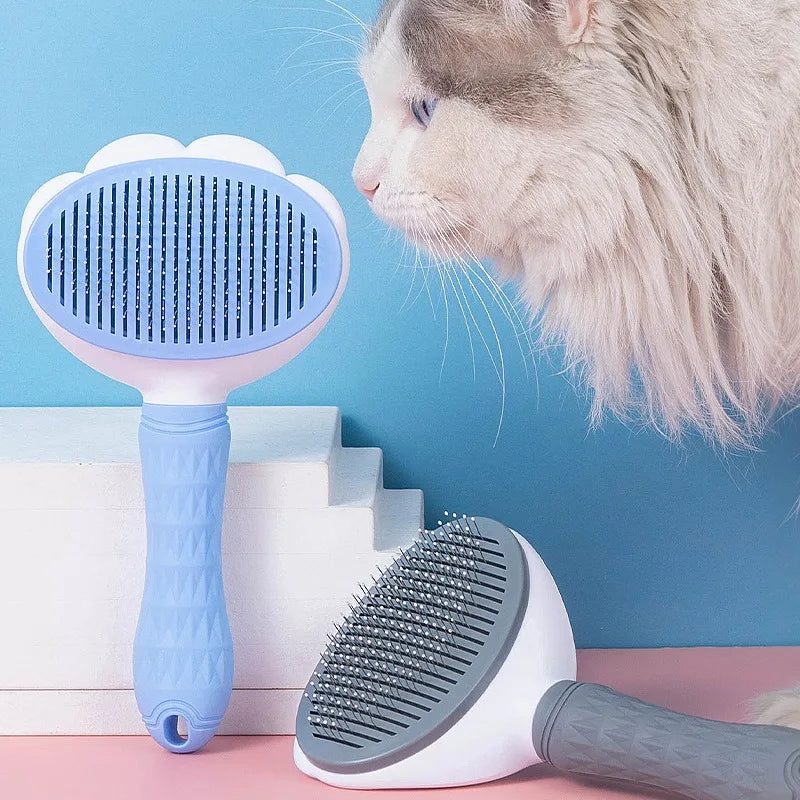 Cat Hair Remover Brush Cat Dog Hair Grooming And Care Comb For Long Hair Dog Pet Removes Hairs Cleaning Bath Brush Dog Supplies