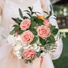 PE Foam Rose Artificial Flower Wedding Bride Bouquet Accessory Garland Home vase table Outdoor Garden festival Party DIY Decor