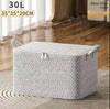 Hot Sale 220L Big Size Clothes Storage Box With Cover Large Laundry Basket Organizer Bag For Baby Foldable