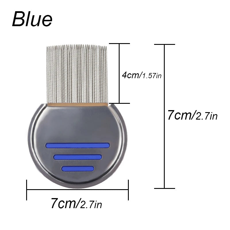 1PC Pet Flea Lice Comb Steel Grooming Combs Steel Dog Brushes Accessory Remove Flea Pet Hair Trimmer Dog Cat Grooming Tools
