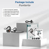 Open Ear Bluetooth Headset with Detachable Microphone Wireless Headphones Trucker Headsets  w/DSP Noise Canceling Mic for Calls