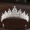 2025Bridal HeadwearWomen's Ballroom Crown Baroque Crystal Tiaras And Crowns Bridal Wedding Hair Accessories Jewelry
