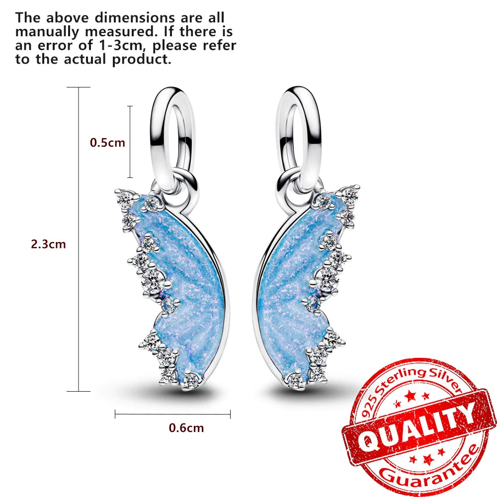 Hot Sale New Arrivals 925 Sterling Silver Snowflake Bell Christmas Series Dangle Charm Fit Original Bracelet Kids Jewelry Gift