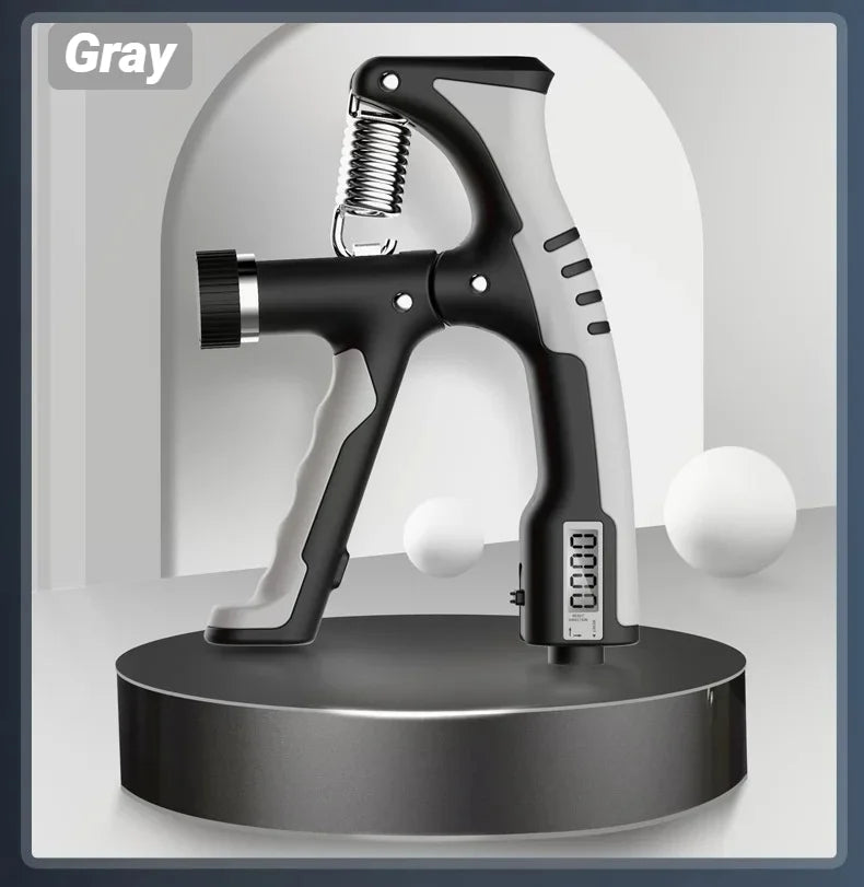 10-100KG Electronic Smart Counting Hand Grip Adjustment Exercise Power Strengthening Pliers Spring Finger Pinch Wrist Training