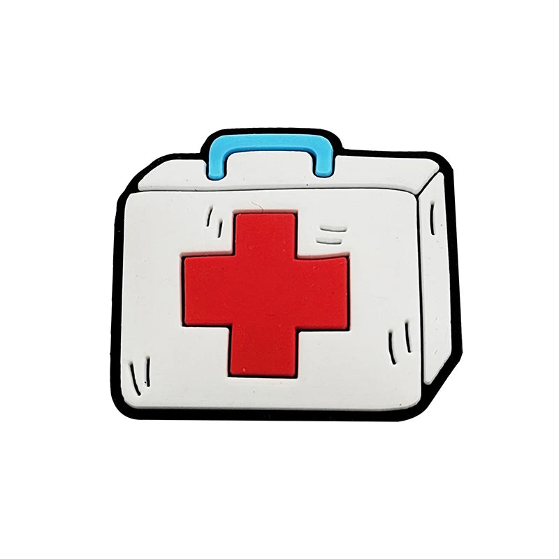 New Arrivals Cute Medical Doctor Shoe Charms for Crocs Accessories Sandals Shoe Decorations Pins Women Favor Gifts