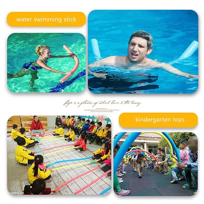 Hot Sale Useful Swimming Pool Pool Accessories For Kids Buoyancy Stick Float Aid Floating Foam Sticks Flexible Swimming Tool