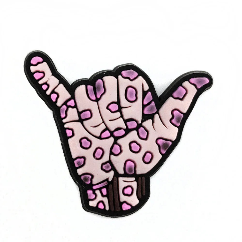 New Arrivals Cute Leopard Print Shoe Charms for Crocs Accessories Sandals Shoe Decorations Pins Grils Women Favor Gift