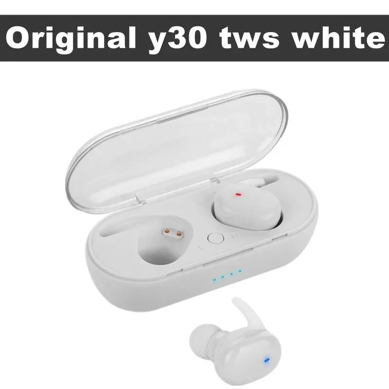 Y30 TWS Bluetooth earbuds Earphones Wireless headphones Touch Control Sports Earbuds Microphones Music Headset for xiaomi huawei