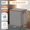 Hot Sale 220L Big Size Clothes Storage Box With Cover Large Laundry Basket Organizer Bag For Baby Foldable