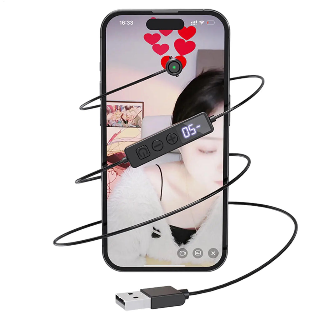 Auto Tapper Phone Clicker Adjustable Speeds Tapping Device Digital Display for Live Broadcasts Games App Testing Computer Tablet