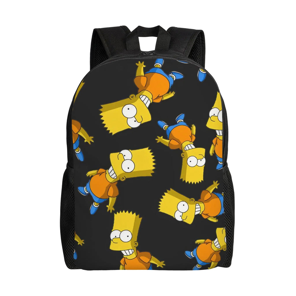 Cartoon The S-Simpsons  Women Backpack Mochila Fashion Children School Bag Laptop Rucksack Kids Large Capacity Travel Rucksack