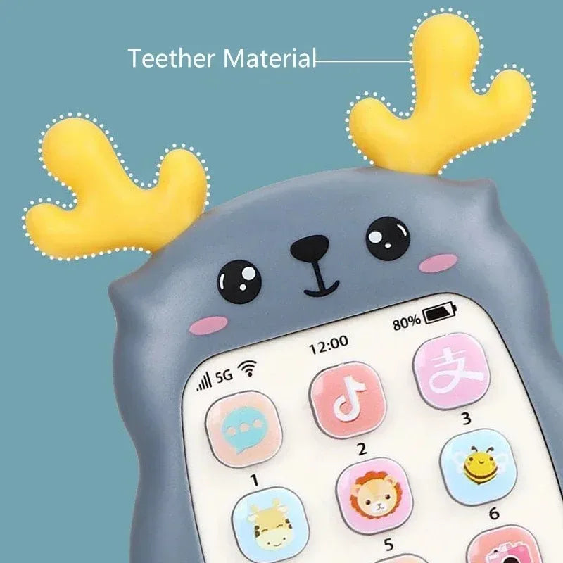 Baby Phone Toys Bilingual Telephone#Teether Music*Voice Toy_Early Educational Learning.Machine&Electronic*Children Gift Baby Toy