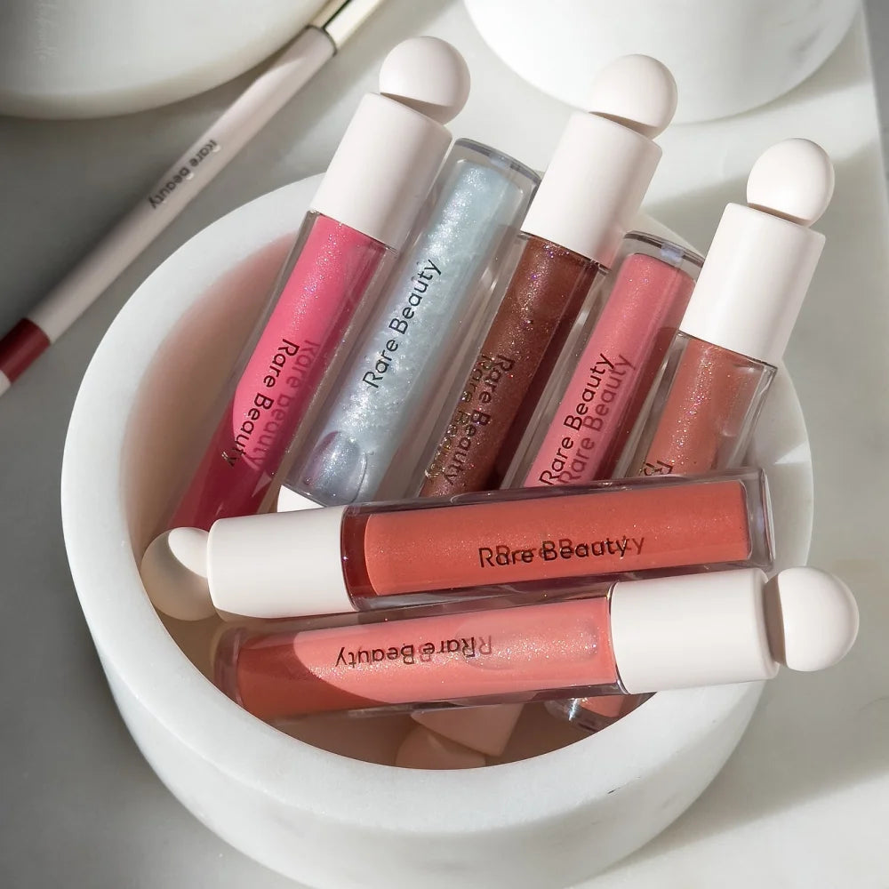 Rare Beauty Positive Light Glass Glow Lip Gloss Liquid Smooth Hydrating Lipstick long-lasting Moisturize Luminize Plump Lip Care