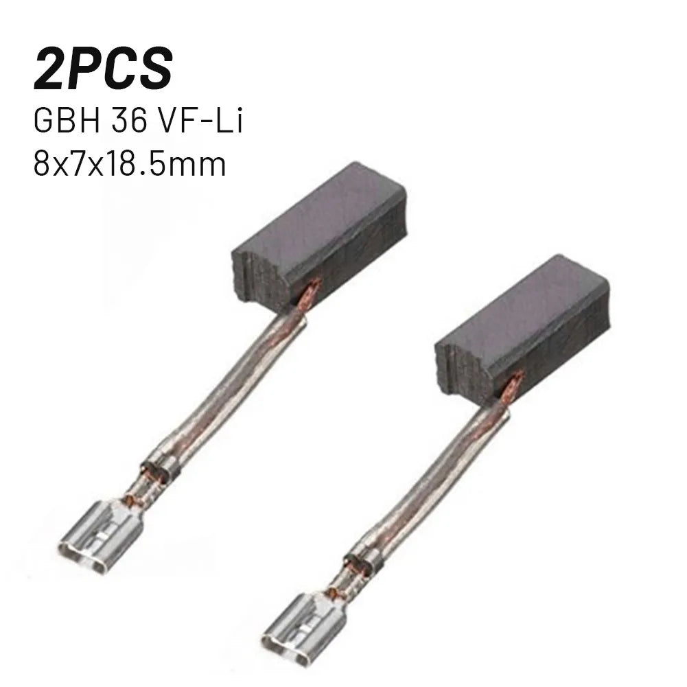 2pcs Carbon Brushes For BOSCH GBH36V-LI GBH 36VF-LI GBH36 V SDS DRILLS H36 MA D35 Hammer Drills Power Tool Accessories