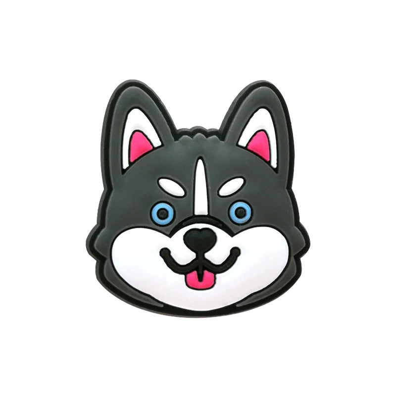 New Arrivals Cute Dog Shoe Charms for Crocs Accessories Charms Sandals Shoe Decorations Pins Women Favor Gift