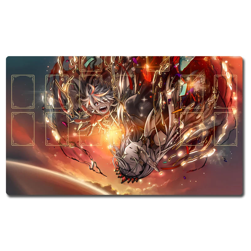 Yugioh Light of the Branded Play Mat Yu-Gi-Oh! TCG OCG Trading Card Games Mat Duel Plate Rubber Card Mat Mouse PadTCG