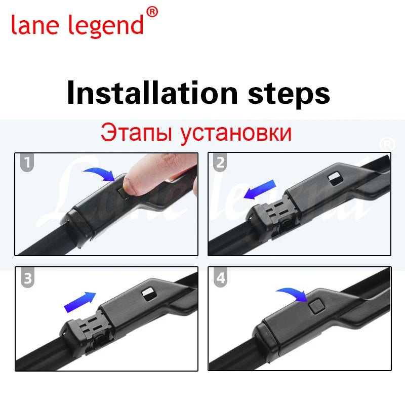 Front Rear Wiper Blades Set For Jeep Renegade 2015 - 2019 BU Windshield Brushes Windscreen Window 2016 2017 2018 Cover Rubber