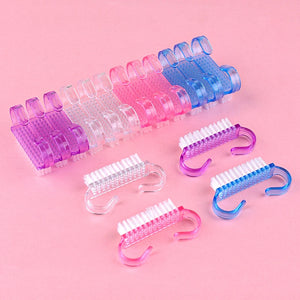 20Pcs/50Pcs Cleaning Brushes For Nail Manicure Small Plastic Brushes Dead Skin Remover Powder Remover Cleaner  Pedicure Tools