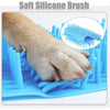 Portable Dog Paw Cleaner Cup with Soft Silicone Combs Outdoor Pet Foot Washer Quick Cleaning Brush Foot Cleaning Bucket for Pets